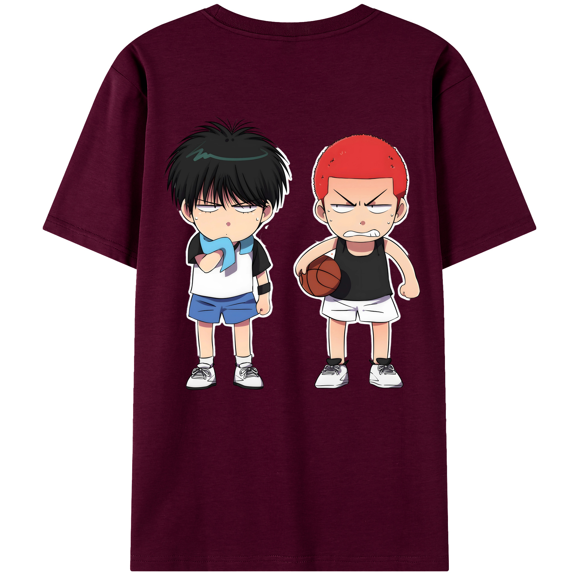 SLAM DUNK／スラムダンク レディース半袖Tシャツ(バックプリント)